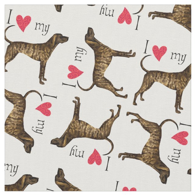 Tela Amo mi Hound de lott (De cerca)