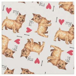 Tela Amo mi Norwich Terrier
