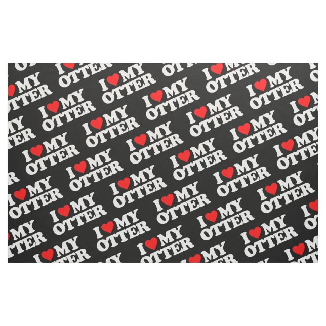 TELA AMO MI NUTRIA ("Cuarto gordo" (fat quarter))