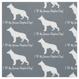 Tela Amo mi perro de pastor alemán