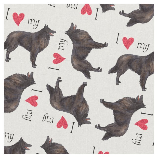 Tela Amo mi perro pastor belga (De cerca)