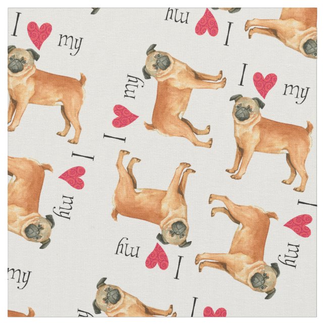 Tela Amo mi Petit Brabancon (De cerca)