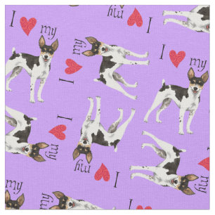 Tela Amo mi Rat Terrier