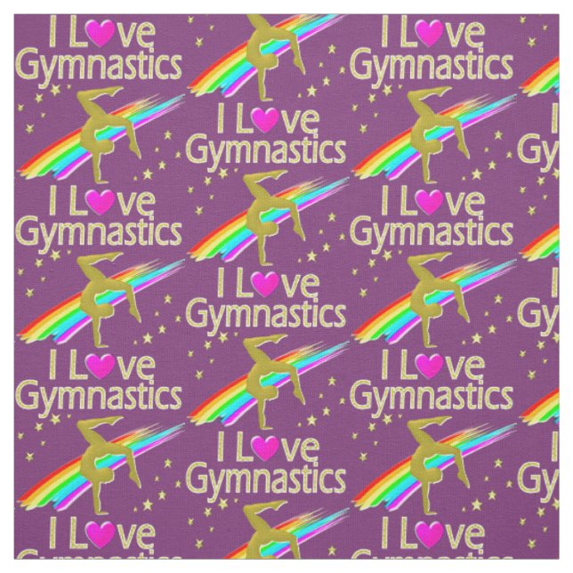 Tela AMOR A LA GIMNASTICA DE bonito (Retal)