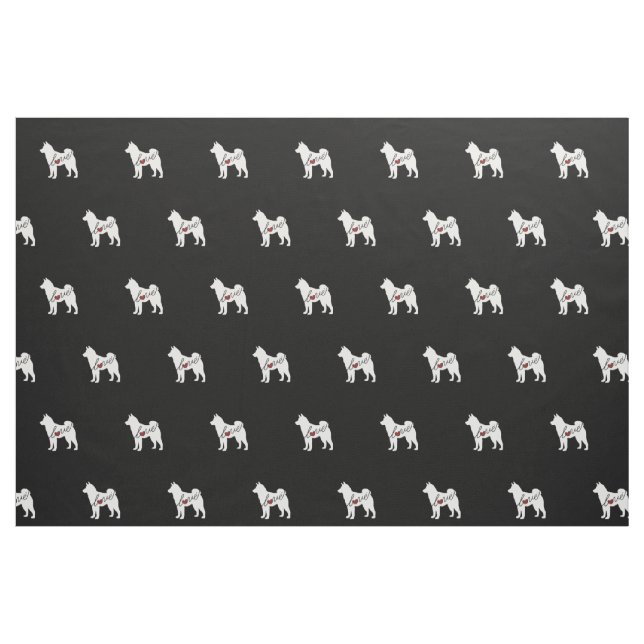 Tela Amor de Akita ("Cuarto gordo" (fat quarter))