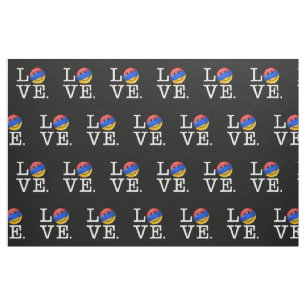 Tela Amor de la bandera sonriente de Armenia