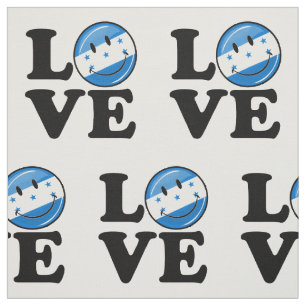 Tela Amor de la bandera sonriente de Honduras