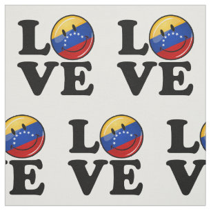 Tela Amor de la bandera sonriente de Venezuela