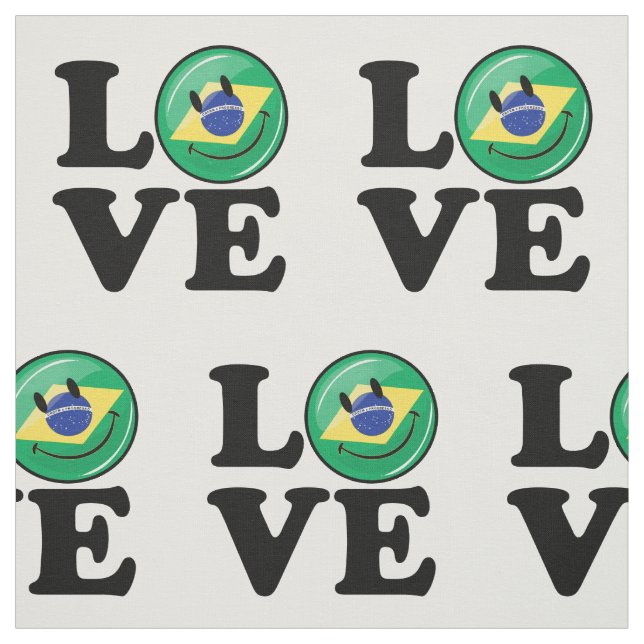 Tela Amor de la cara sonriente del Brasil (Retal)