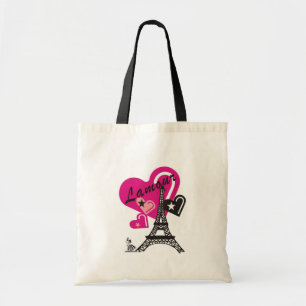 Tela Amor de Lamour en el bolso de París