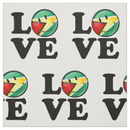Tela Amor Desde Guyana Sonriendo Bandera Guyanesa