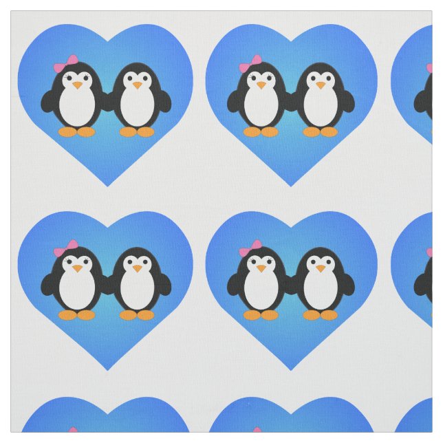 Tela Amor pingüino (Retal)