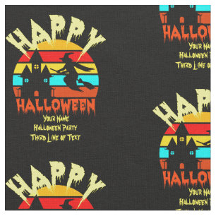 Tela Añadir tu nombre cambiar cualquier texto Halloween