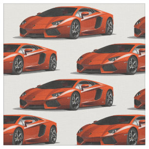 Tela anaranjada del automóvil del Supercar