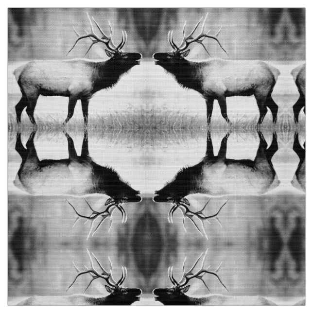 Tela Anciano blanco y negro (Retal)