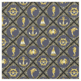 Tela anclaje/velero/rueda/faro/delfín