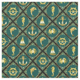 Tela anclaje/velero/rueda/faro/delfín