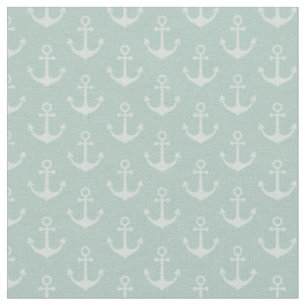 Tela Anclas tonales en gris pastel turquesa