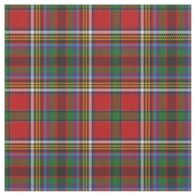 Tela Anderson de Ardfreno Clan Tartán (De cerca)