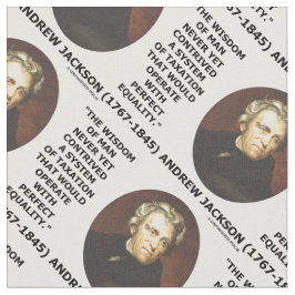 Tela Andrew Jackson Wisdom Contrive Taxation Equality