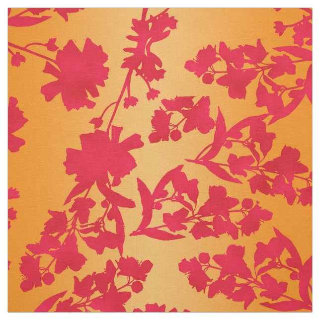 Tela Andreya Naranja y rojo (Retal)