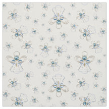 Ángel de Navidades Azules de Fe, patrón sin proble