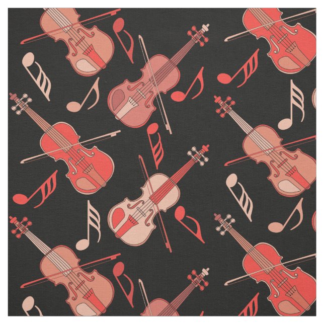 Tela Anglage Violins Music Notes (Retal)