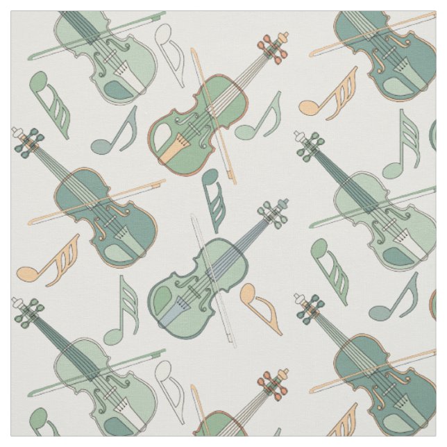 Tela Anglage Violins Music Notes (Retal)
