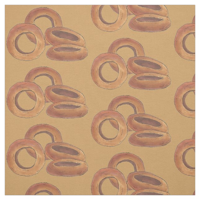 Tela Anillos de cebolla Dinero de anillo frito de comid (Retal)