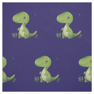 Tela Animales de dibujos animados para niños dinosaurio