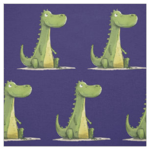 Tela Animales de dibujos animados para niños dinosaurio