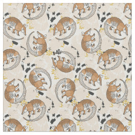 Tela animales exóticos tono neutral