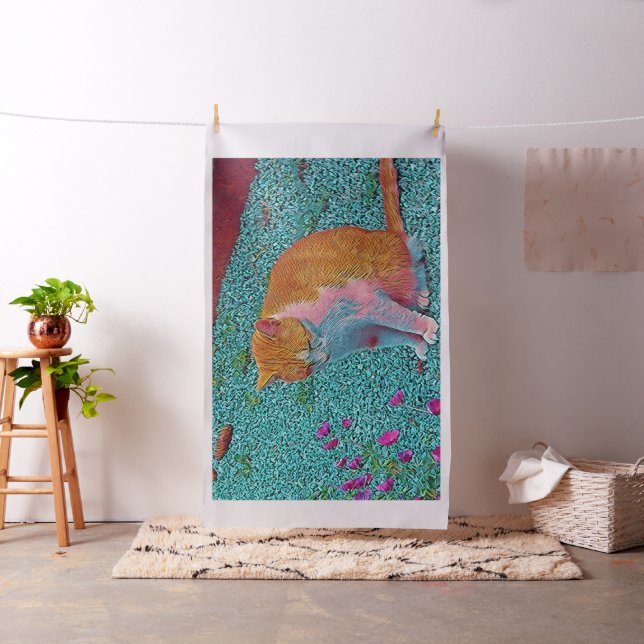 Tela Animales populares - Gato (In Situ)