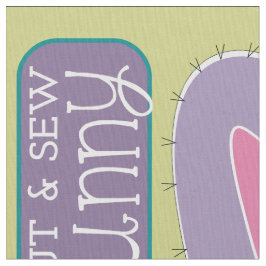 Tela Animales rellenos de conejito de Pascua personaliz