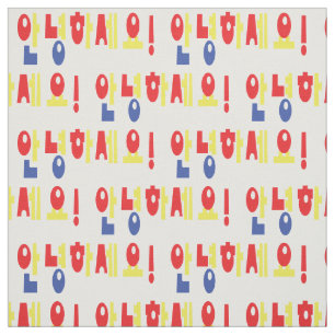 Tela ¡Annyeong Haseyo! ¡Coreano hola! escritura de