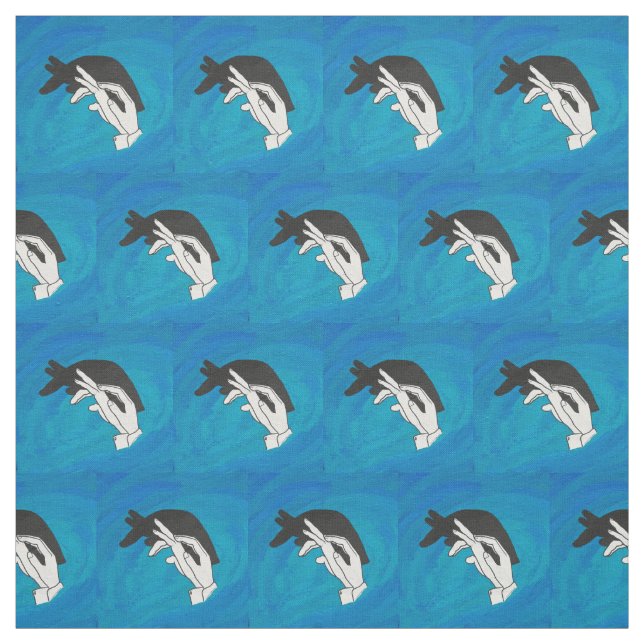 Tela Anteater on Blue (Retal)