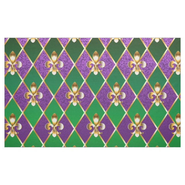 Tela Antecedentes de joyas Mardi Gras (Yarda)