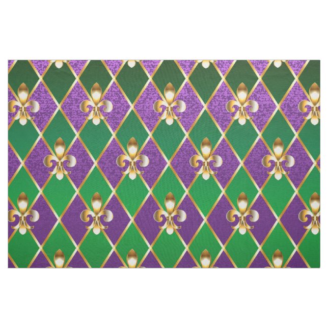 Tela Antecedentes de joyas Mardi Gras (Yarda)