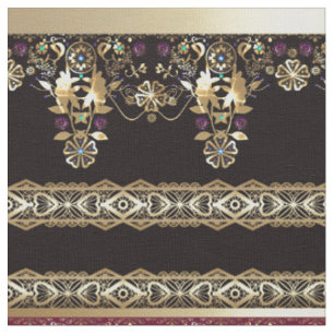 Tela Antiguo árabe decorativo este ornamental barroco