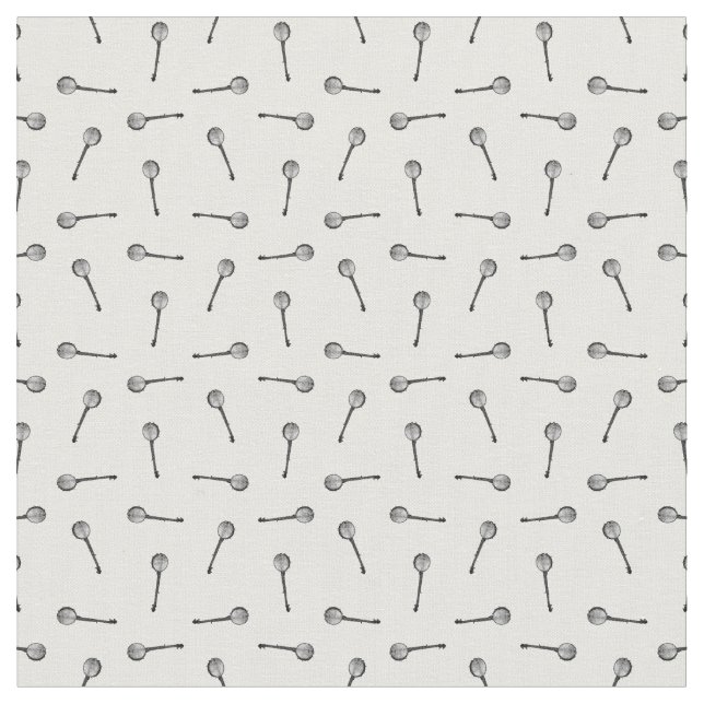 Tela Antiguo Banjos PERSONALIZADO de Arte BG COLOR (De cerca)