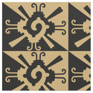 Tela Antiguo patrón de diseño centroamericano