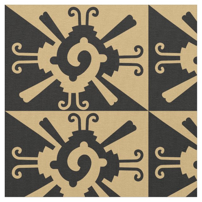 Tela Antiguo patrón de diseño centroamericano (De cerca)