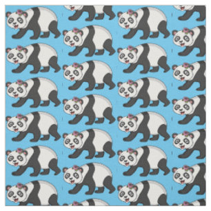 Tela Aoso panda alegre y lindo con personalizado de flo