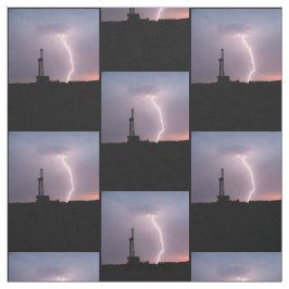 Tela Aparejo de la perforación petrolífera, relámpago,