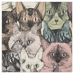Tela apenas gatos retros