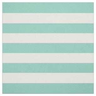 Tela Aqua Preppy Stripes