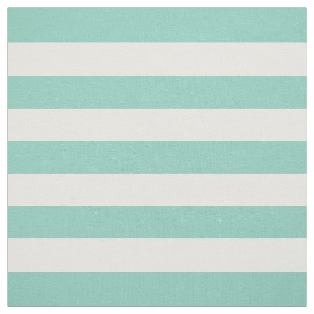 Tela Aqua Preppy Stripes (Retal)