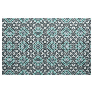 Tela Aqua Turquesa Azul Teal Estilo de Patrón de Batik