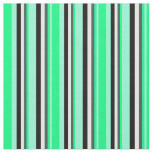 Tela Aquamarina, verde, gris pizarra oscura, blanco y n