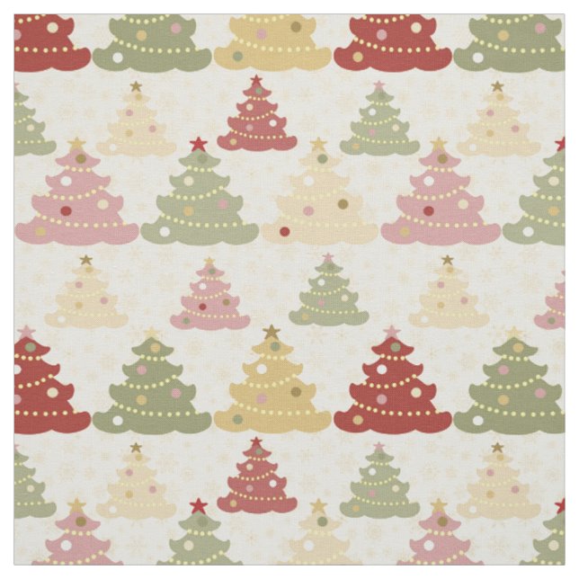 Tela Árbol de Navidad de colores (Retal)